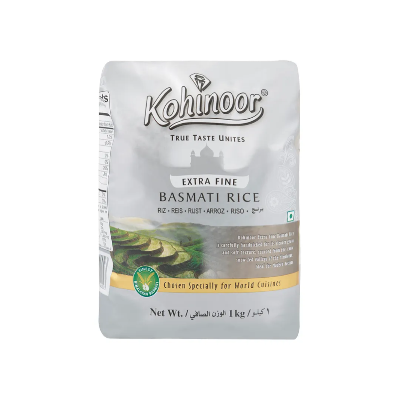 KOHINOOR RIZ BASMATI EXTRA FINE 1KG